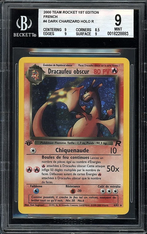 BGS 9 Dracaufeu Obscur Holo