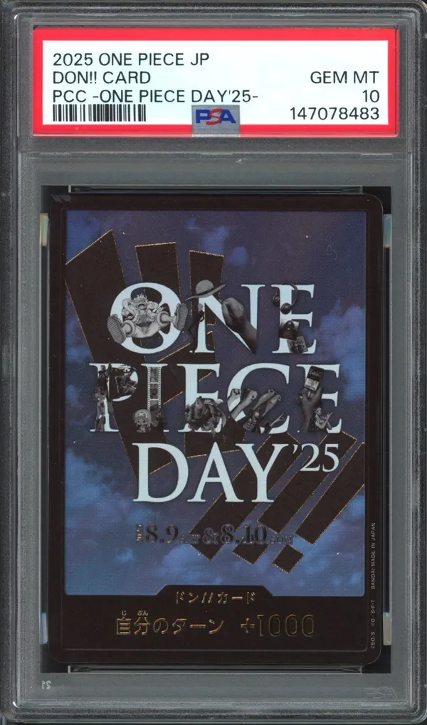 PSA 10 Don!! One Piece Day 25