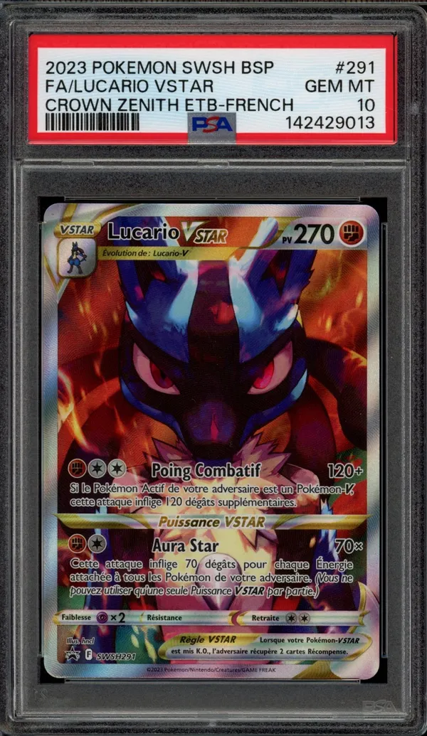 PSA 10 Lucario VStar