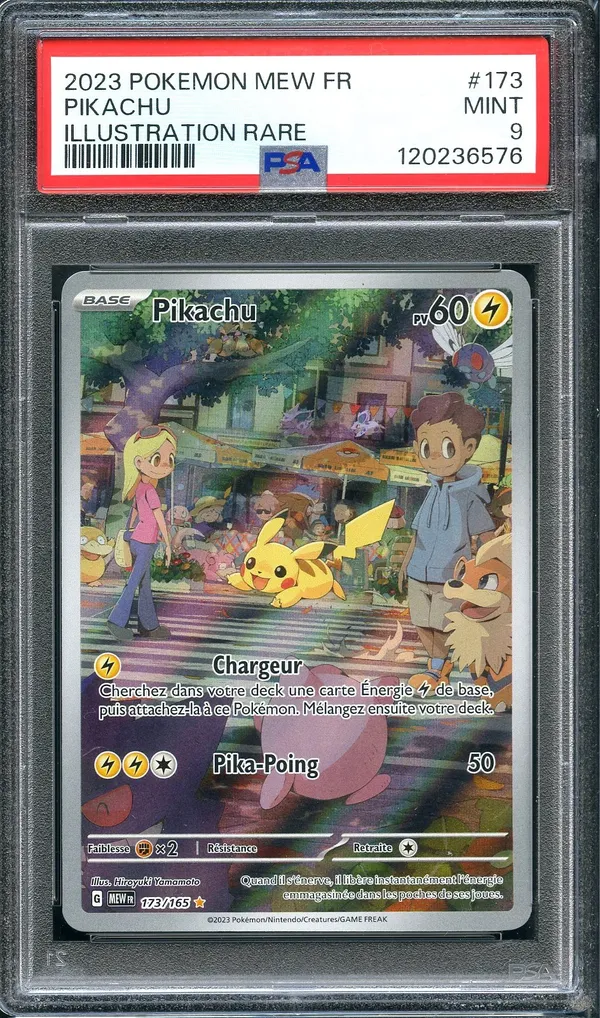 PSA 9 Pikachu