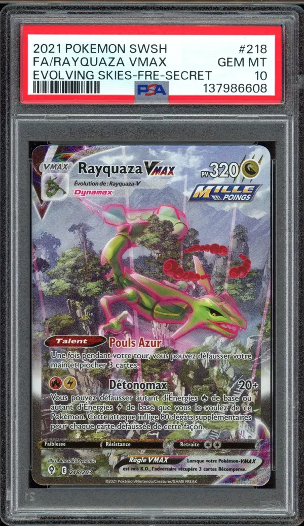 PSA 10 Rayquaza VMax