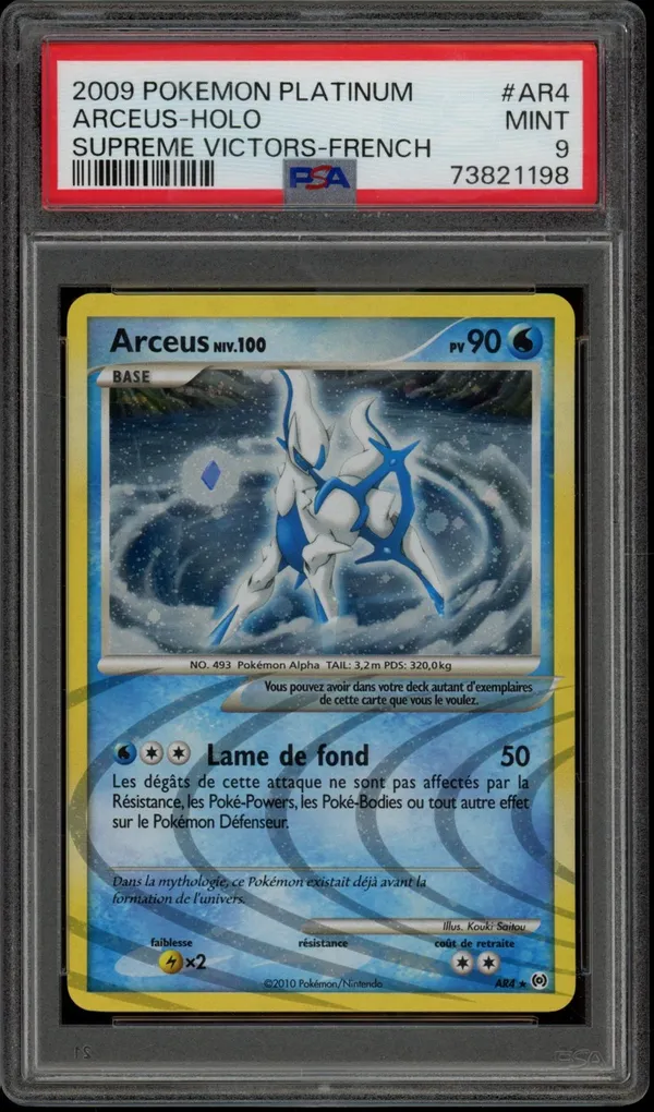 PSA 9 Arceus Holo