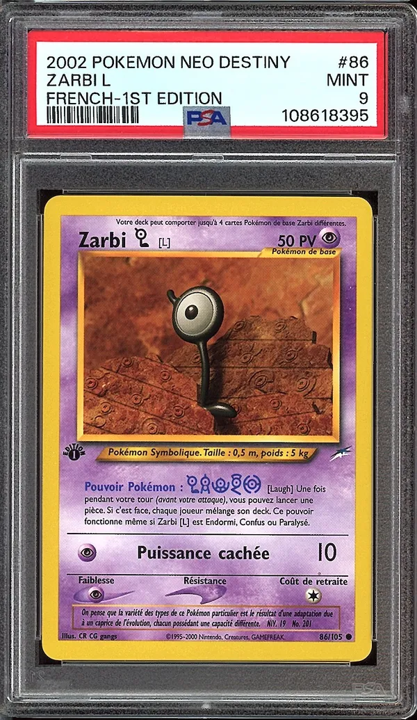 PSA 9 Zarbi L