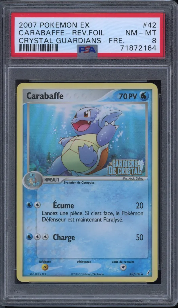 PSA 8 Carabaffe Reverse