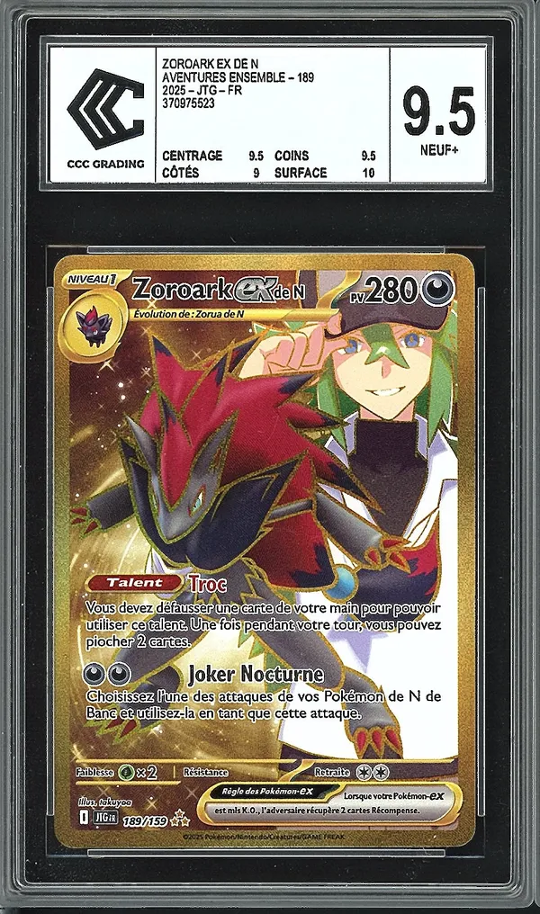 CCC 9.5 Zoroark Ex de N Gold