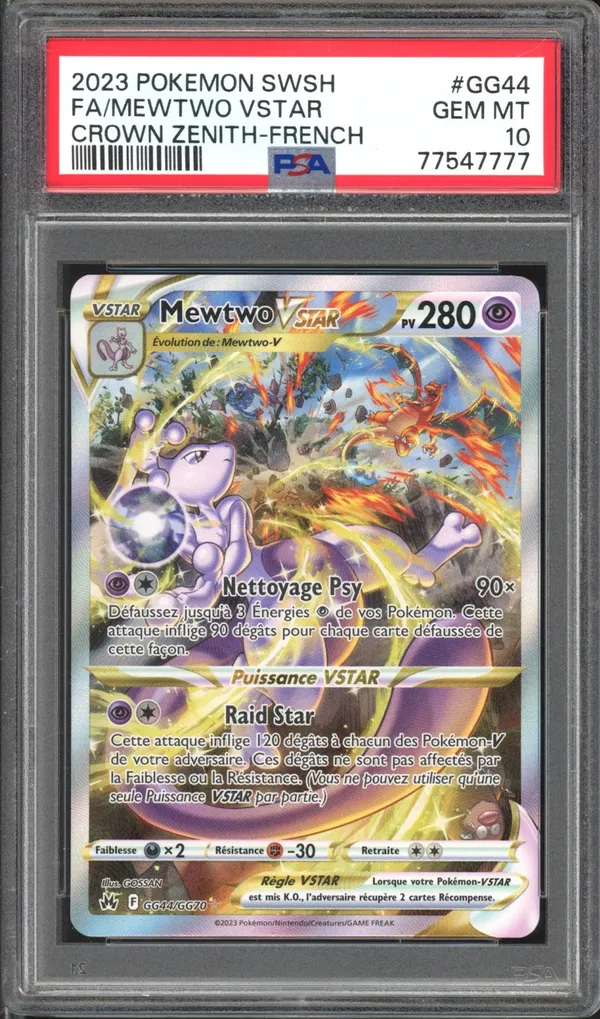 PSA 10 Mewtwo VStar