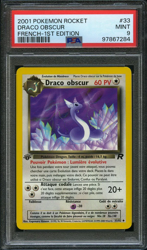 PSA 9 Draco Obscur