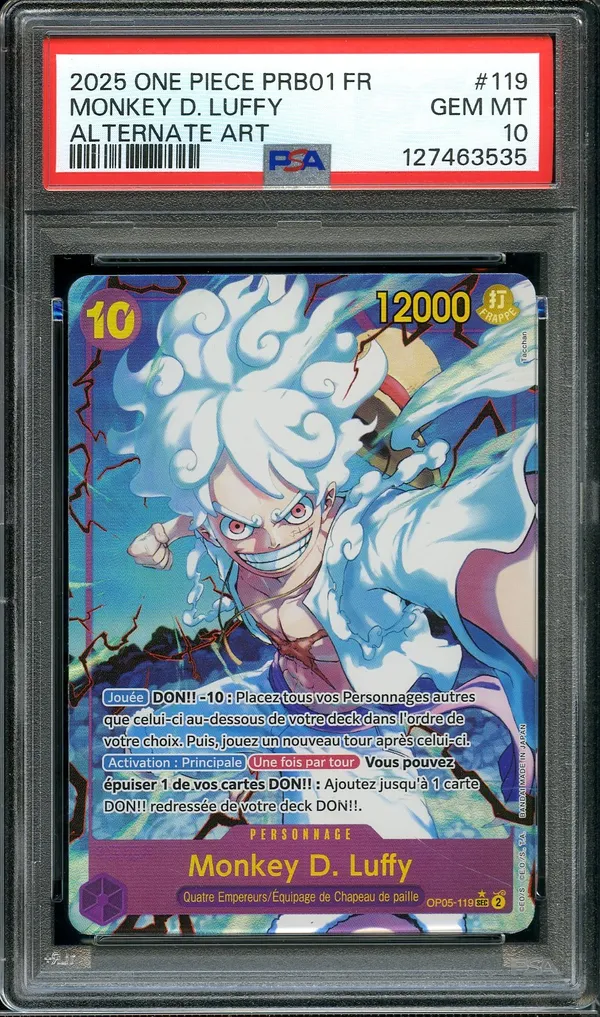 PSA 10 Monkey D. Luffy