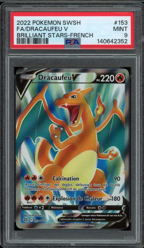 PSA 9 Dracaufeu V