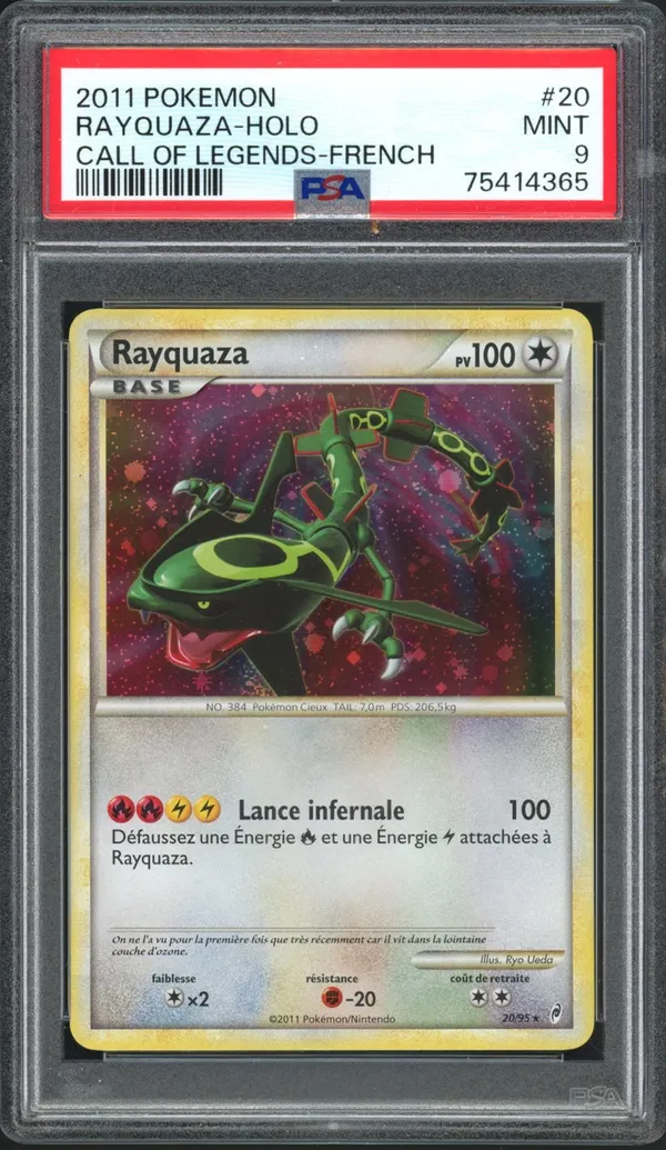 PSA 9 Rayquaza Holo