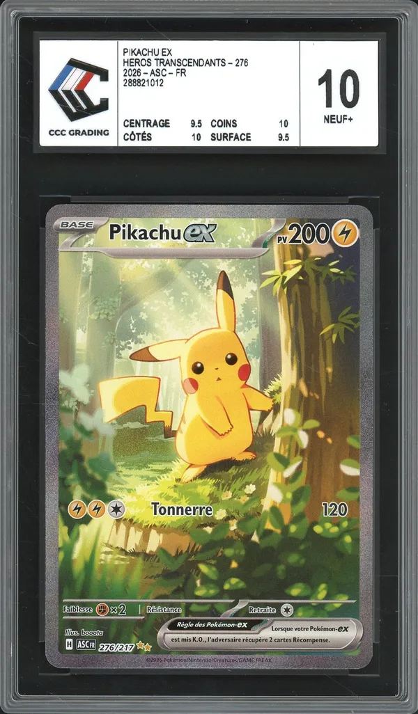 PSA 9 Pikachu