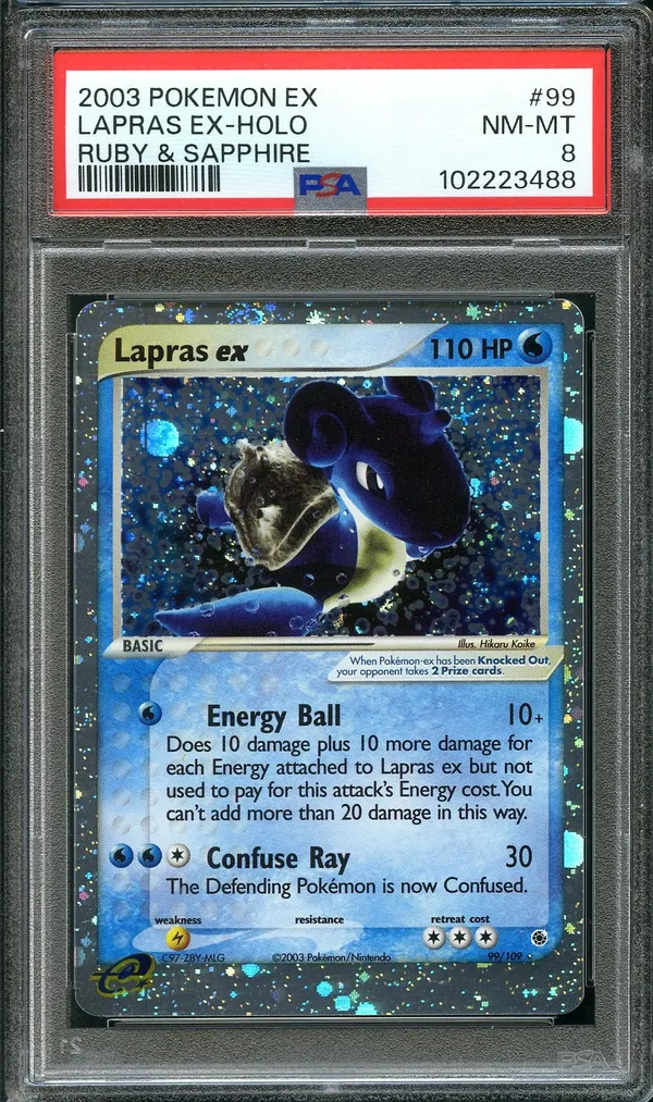 PSA 8 Lapras Ex
