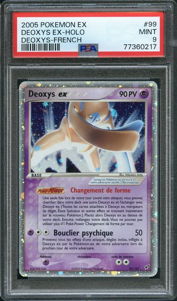 PSA 9 Deoxys Ex