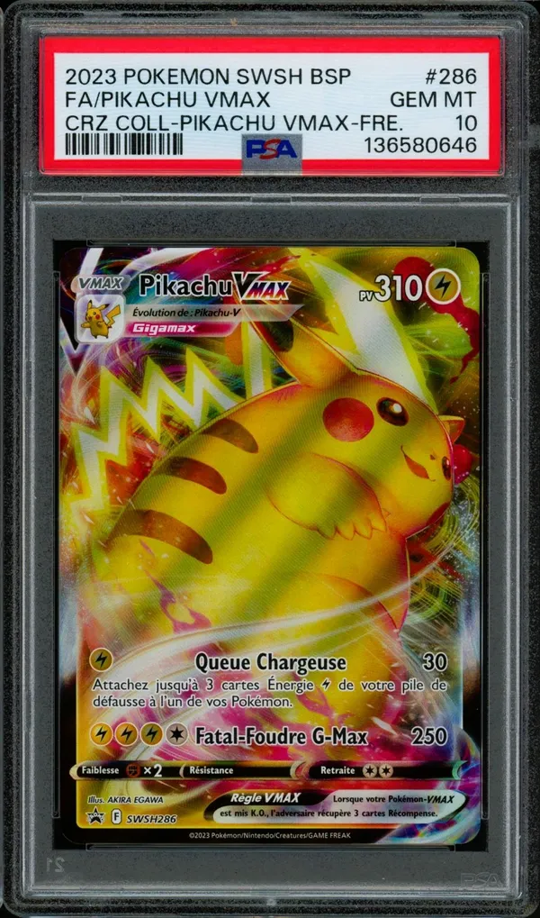 PSA 10 Pikachu VMax