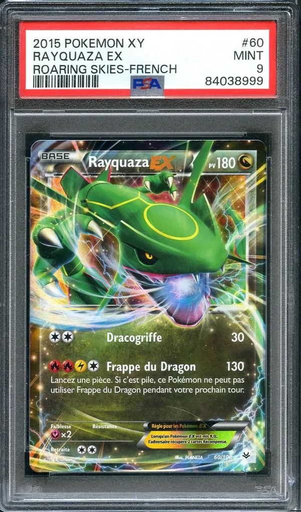 PSA 9 Rayquaza Ex