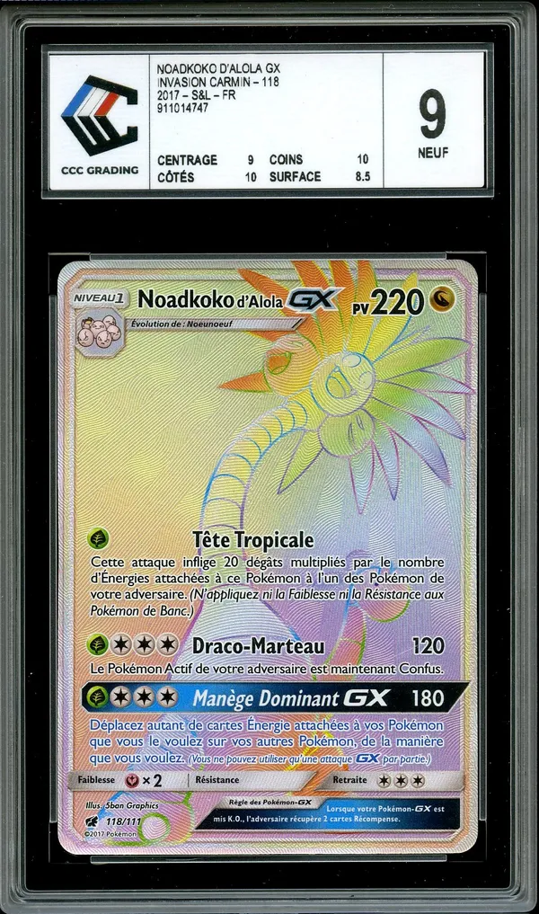 CCC 9 Noadkoko d'Alola Gx Rainbow
