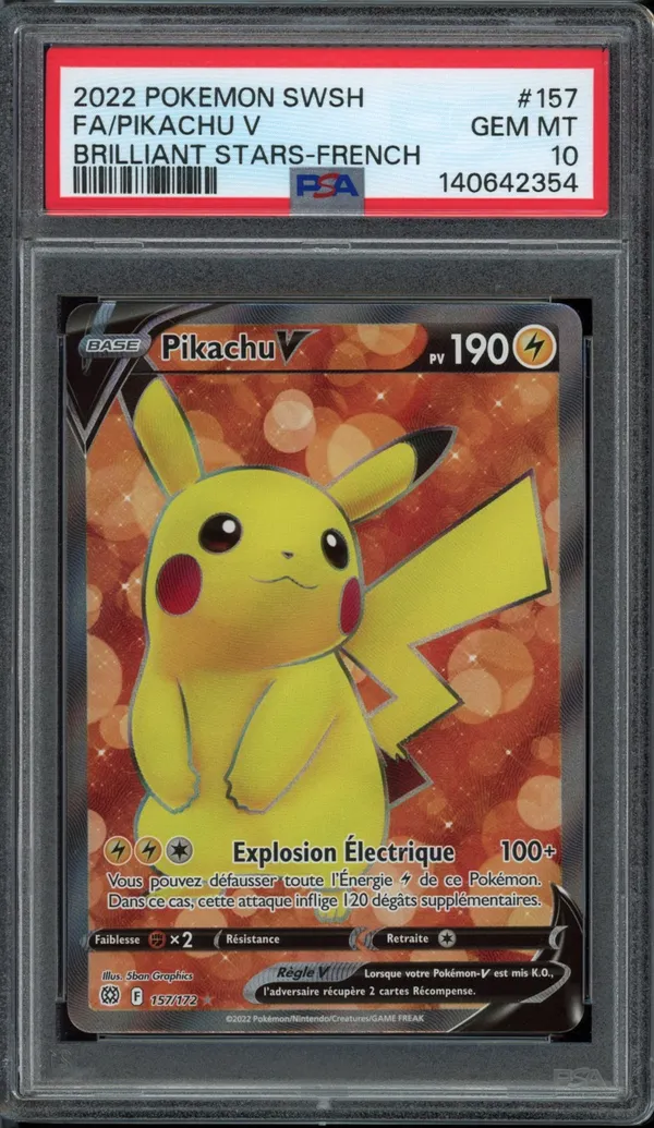 PSA 10 Pikachu V