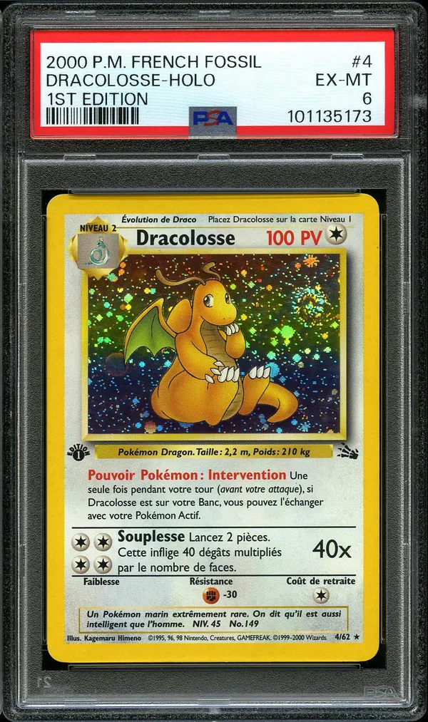 PSA 6 Dracolosse Holo