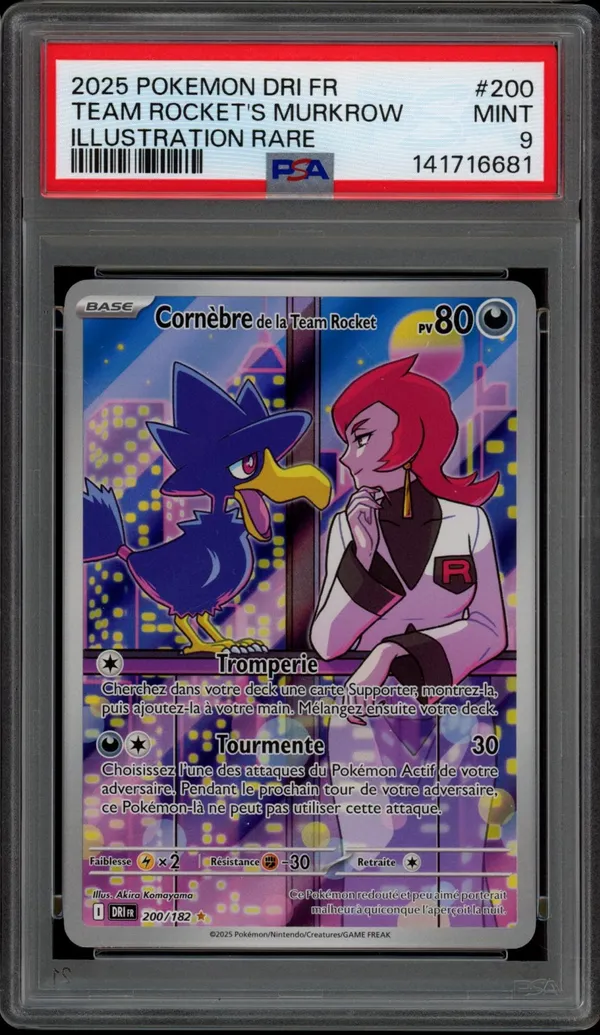 PSA 9 Cornèbre de la Team Rocket