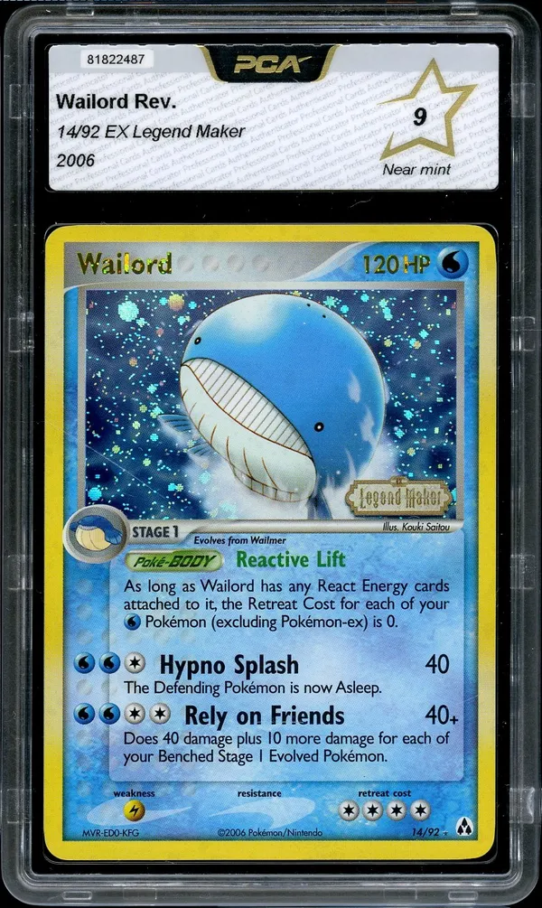 PCA 9 Wailord Holo Reverse