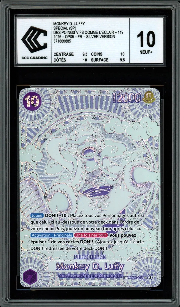 CCC 10 Monkey D. Luffy Silver Version