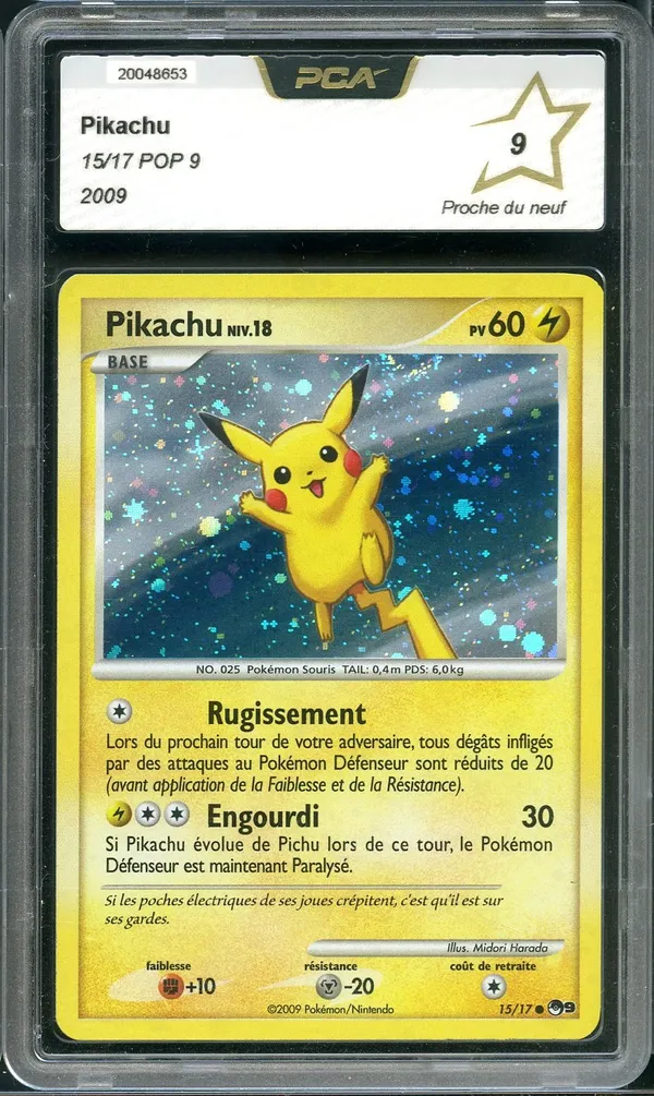 PCA 9 Pikachu Holo