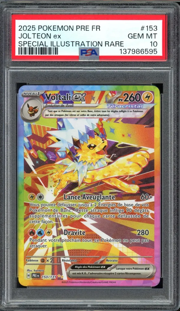 PSA 10 Voltali Ex
