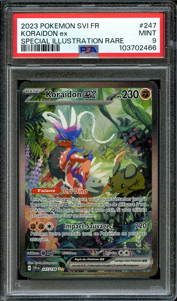 PSA 9 Koraidon Ex
