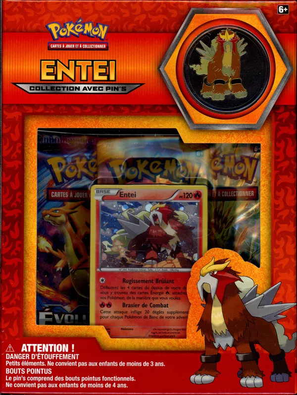 Coffret Collection avec Pin's Entei