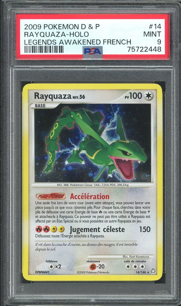 PSA 9 Rayquaza Holo