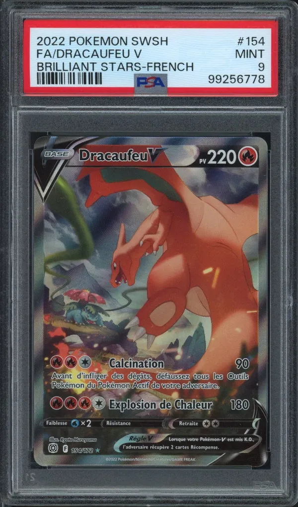 PSA 9 Dracaufeu V