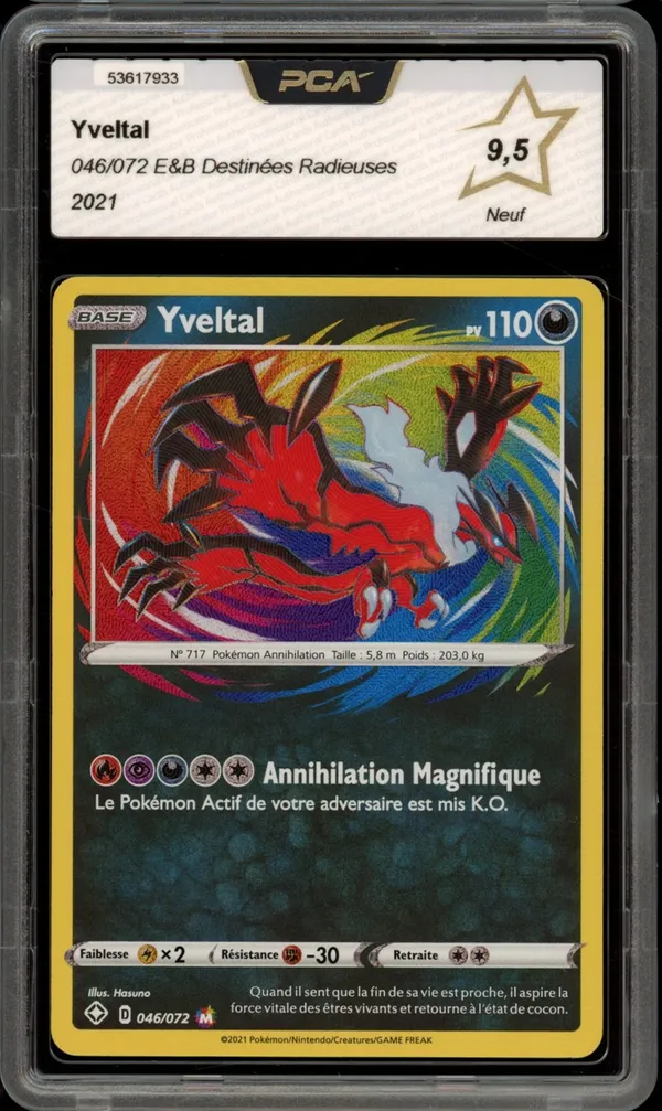 PCA 9.5 Yveltal Holo