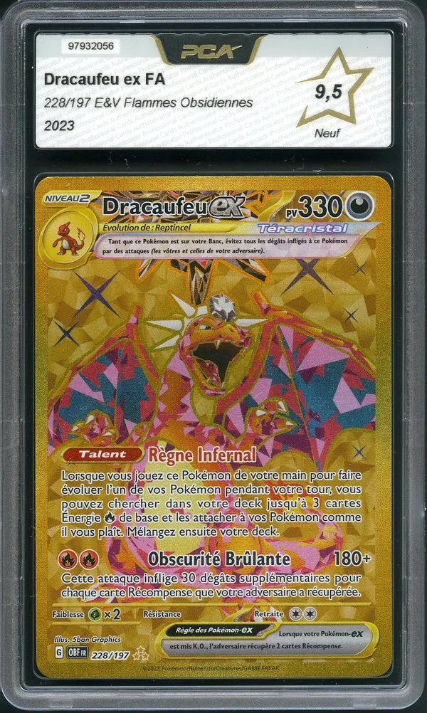 PCA 9.5 Dracaufeu Ex Gold