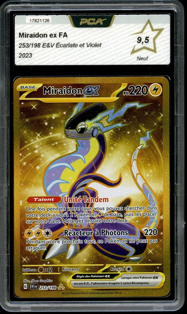 PCA 9.5 Miraidon Ex Gold
