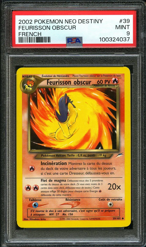 PSA 9 Feurisson Obscur