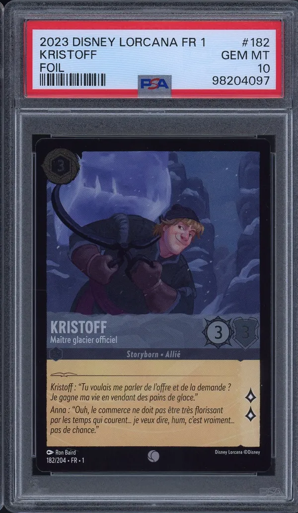 PSA 10 Kristoff Foil