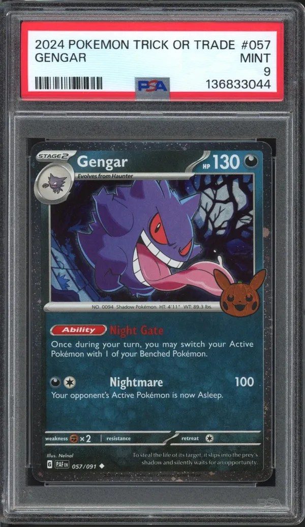 PSA 9 Gengar Holo