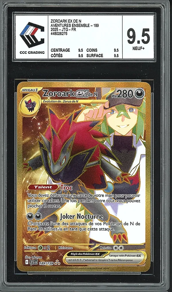 CCC 9.5 Zoroark Ex de N Gold