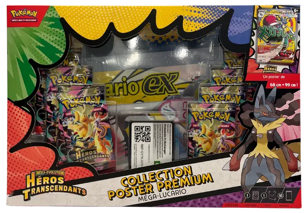Coffret Collection Poster Premium ME2.5 Méga-Lucario