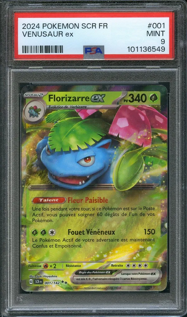 PSA 9 Florizarre Ex
