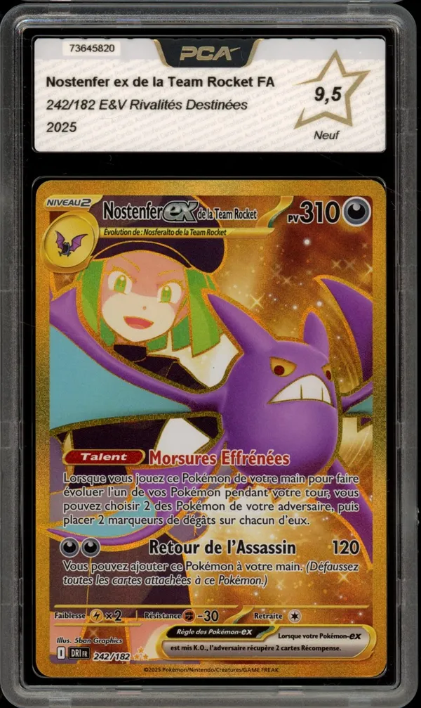 PCA 9.5 Nostenfer Ex de la Team Rocket Gold