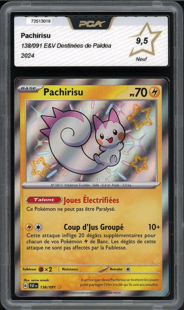 PCA 9.5 Pachirisu Shiny