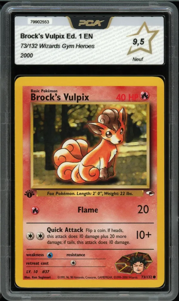 PCA 9.5 Brock's Vulpix