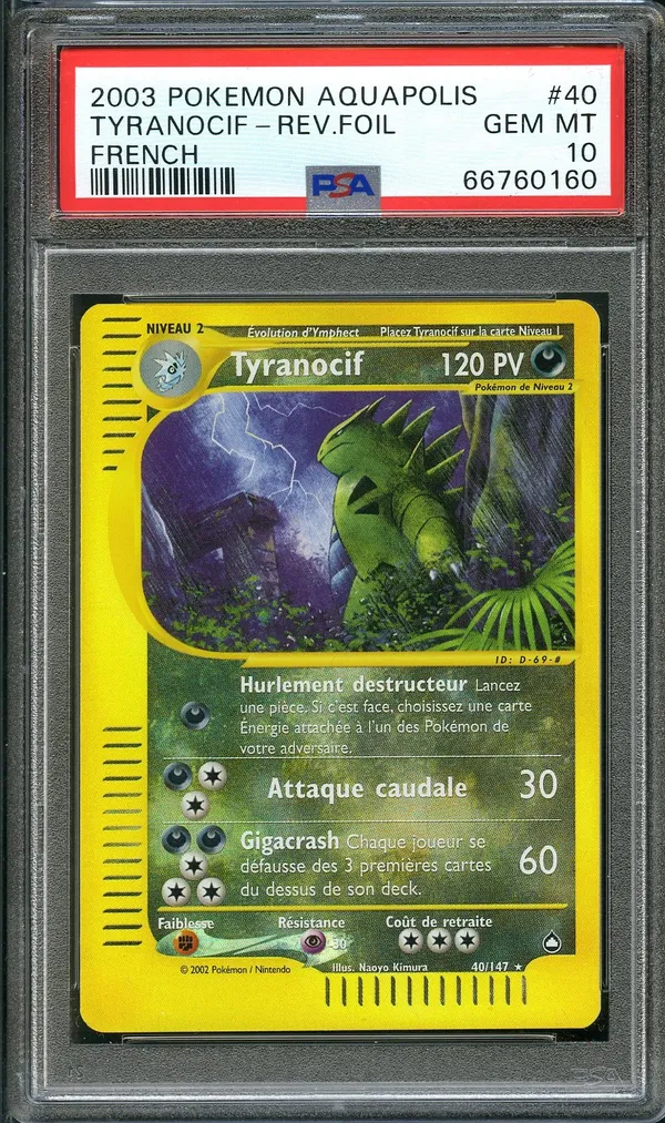 PSA 10 Tyranocif Reverse