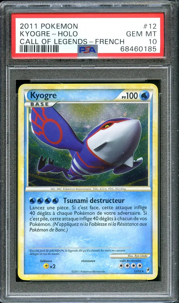 PSA 10 Kyogre Holo