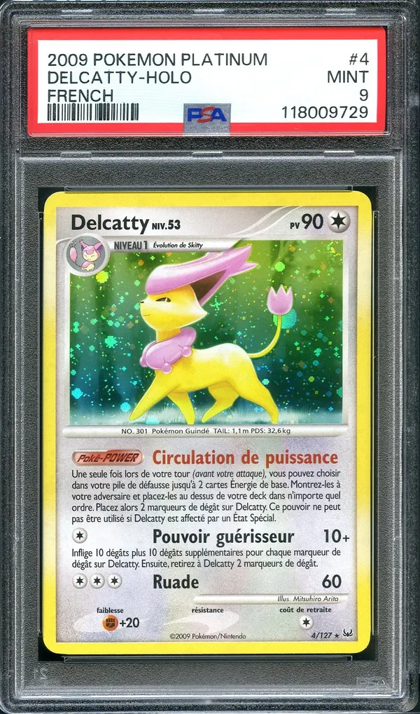PSA 9 Delcatty Holo