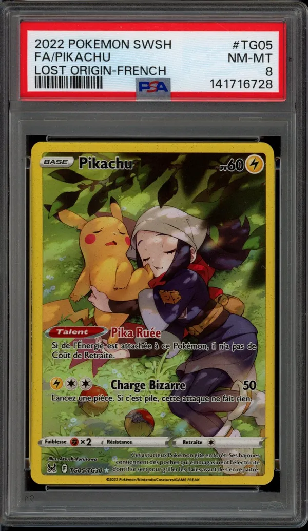 PSA 8 Pikachu