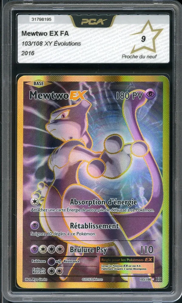 PCA 9 Mewtwo Ex Gold