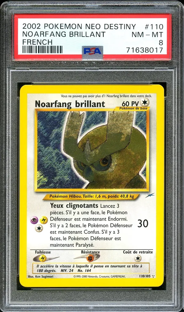 PSA 8 Noarfang Brillant