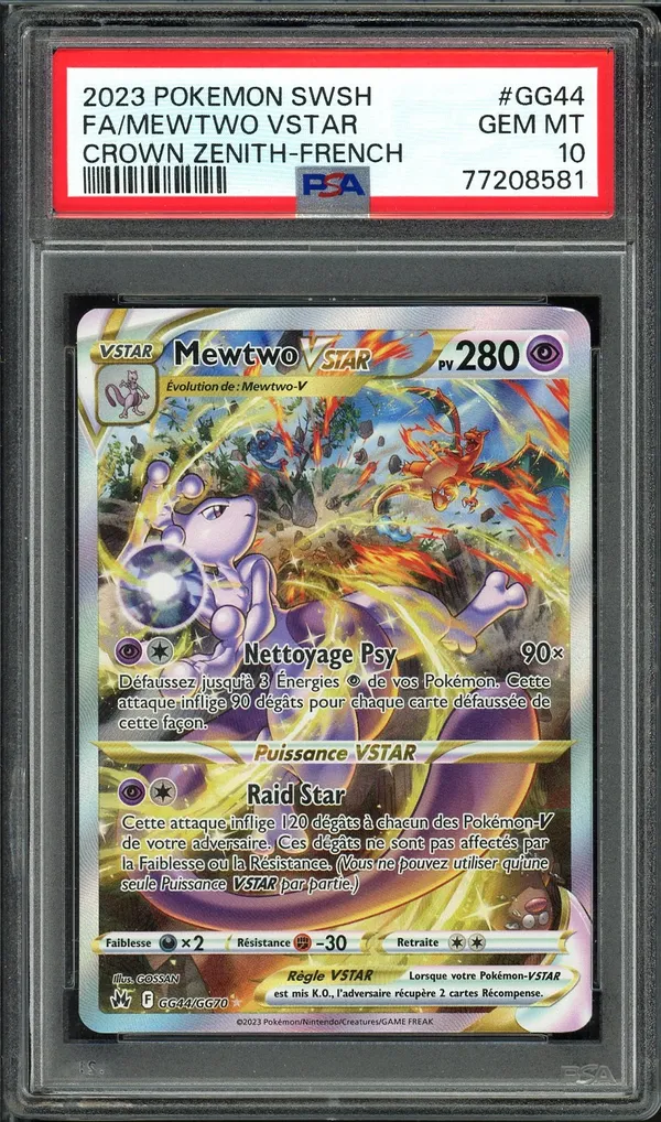 PSA 10 Mewtwo VStar